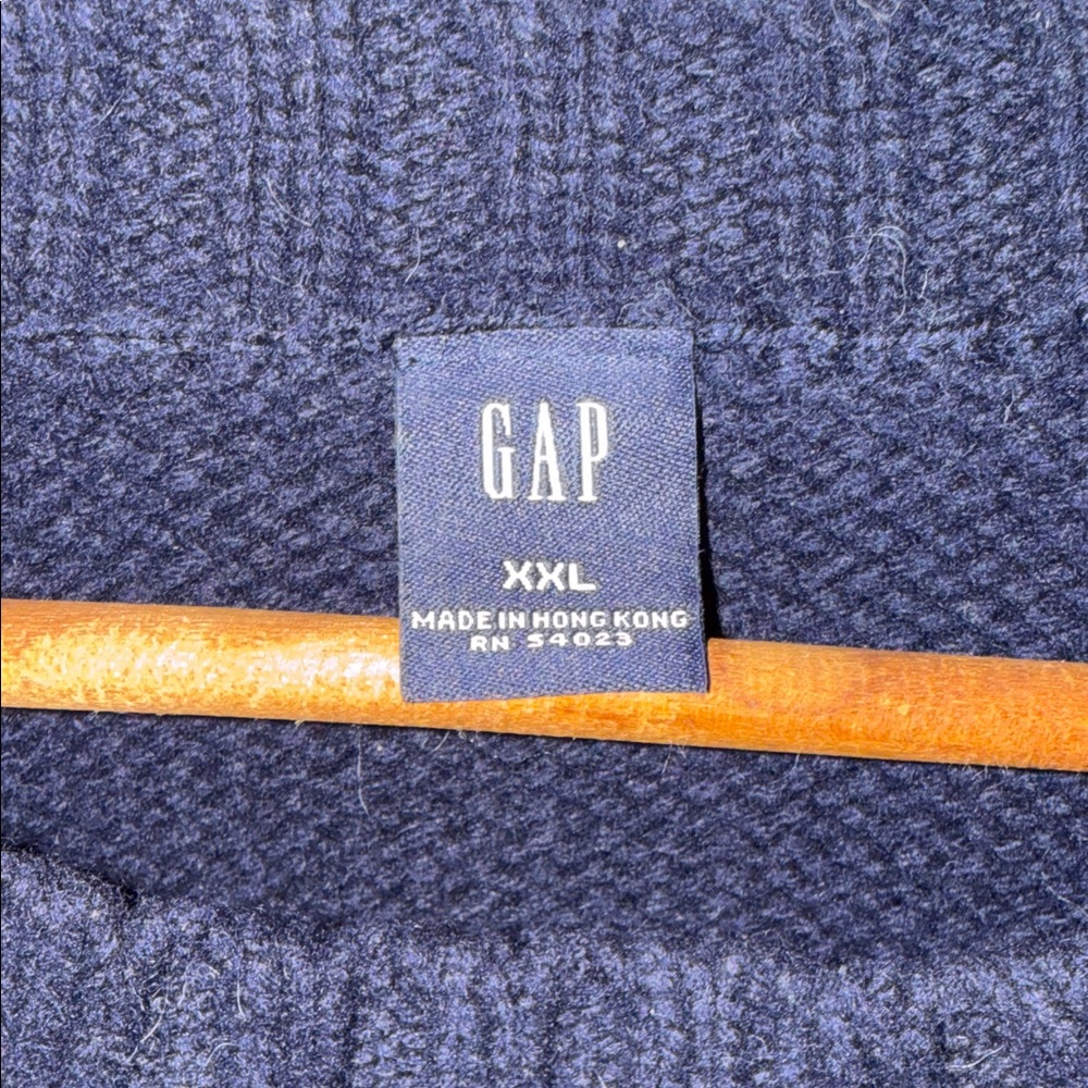 GAP Dark Blue Sweater with Light Pattern - image 2